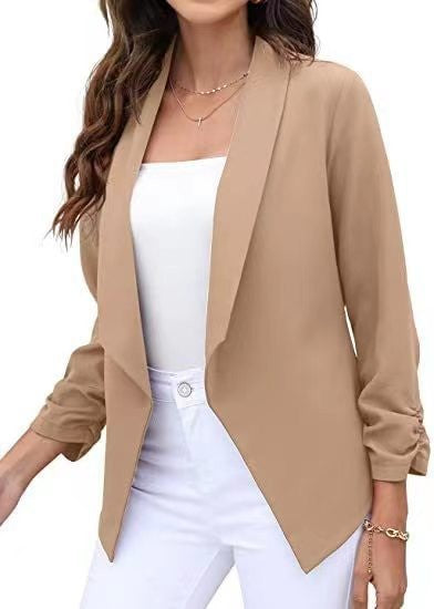 Damer elegant och luftig blazer med asymmetrisk skärning Mirla-Eva Jonsson