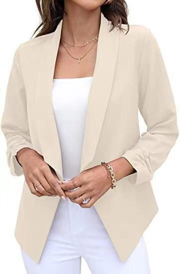 Damer elegant och luftig blazer med asymmetrisk skärning Mirla-Eva Jonsson
