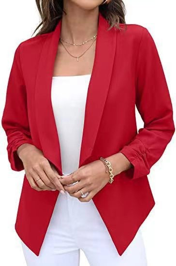 Damer elegant och luftig blazer med asymmetrisk skärning Mirla-Eva Jonsson