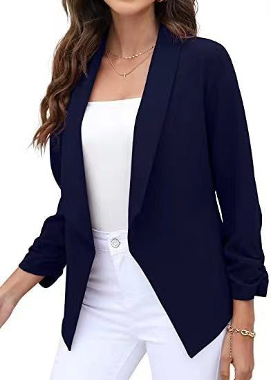 Damer elegant och luftig blazer med asymmetrisk skärning Mirla-Eva Jonsson