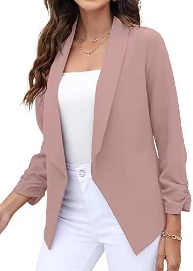 Damer elegant och luftig blazer med asymmetrisk skärning Mirla-Eva Jonsson