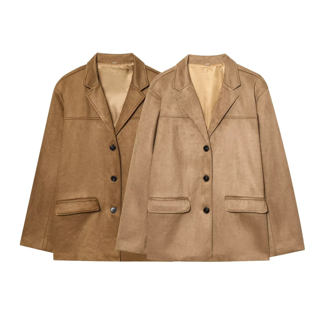 Damer elegant och moderiktig blazer med praktiska fickor Mirla-Eva Jonsson