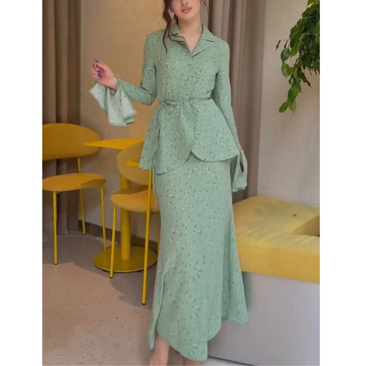 Damer elegant och moderiktigt blazer-set Eva Jonsson-Eva Jonsson
