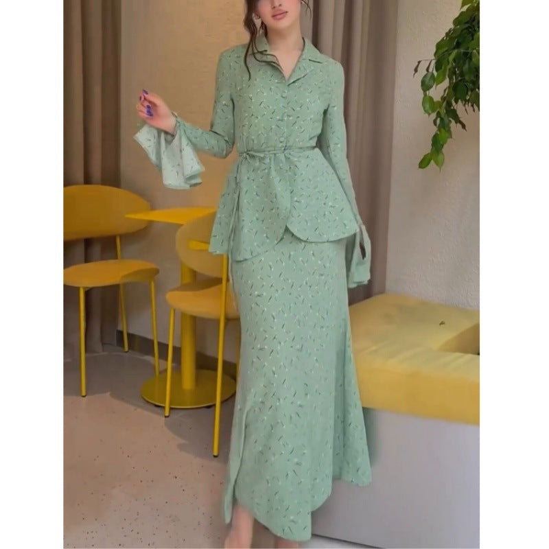 Damer elegant och moderiktigt blazer-set Mirla-Eva Jonsson