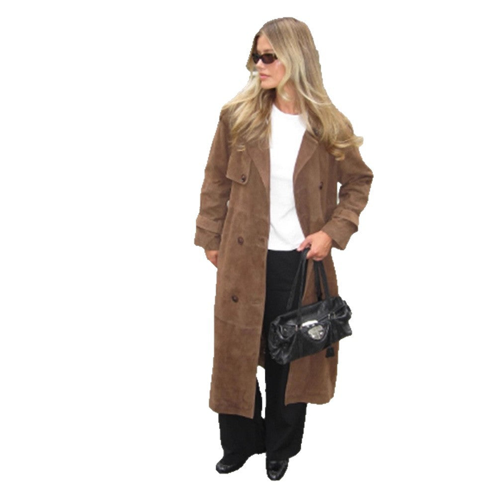 Damer elegant och stilfull långrock Mirla-Eva Jonsson