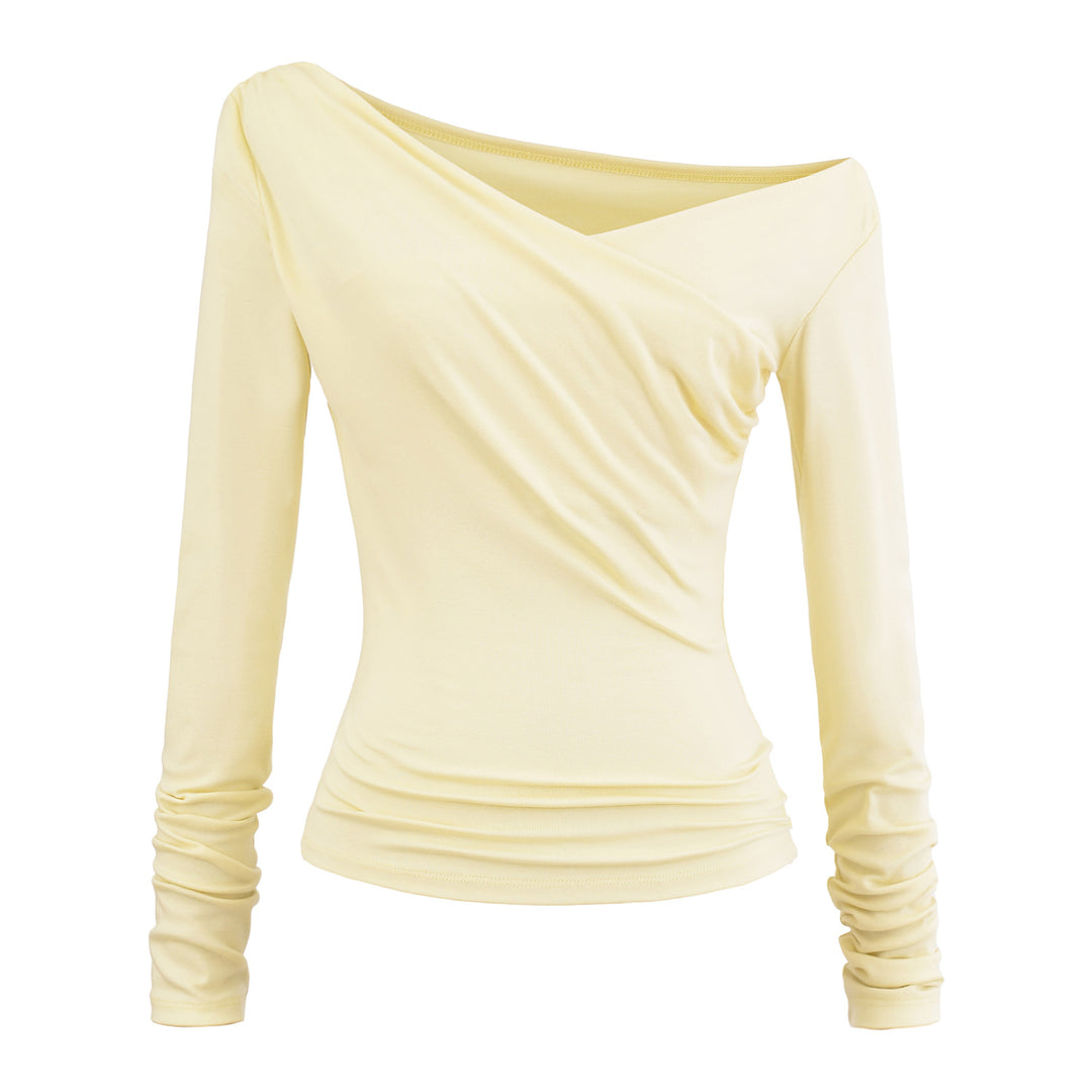 Damer elegant omlottoberte med unik draperingseffekt Mirla-Eva Jonsson