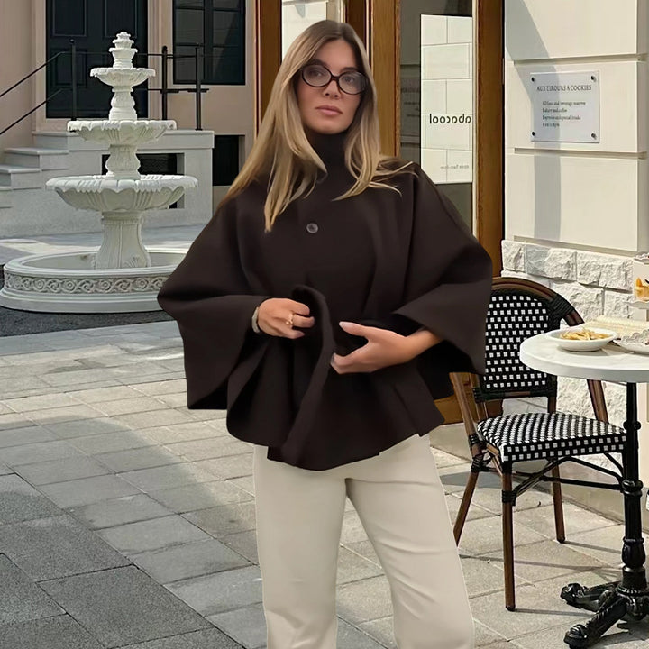 Damer elegant omslag jacka med midjeband Mirla-Eva Jonsson