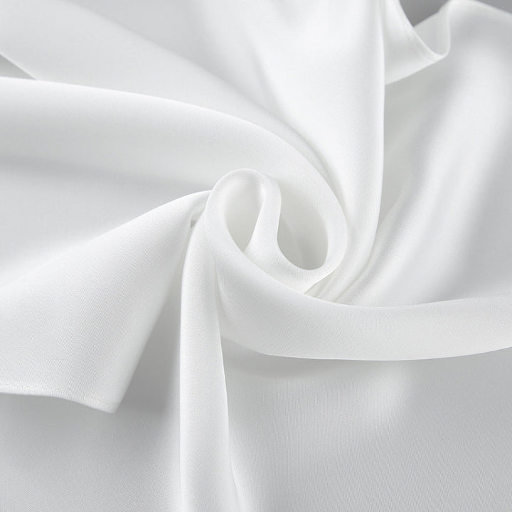 Damer elegant omslagsklänning med asymmetrisk fåll och raffinerad drapering Mirla-Eva Jonsson