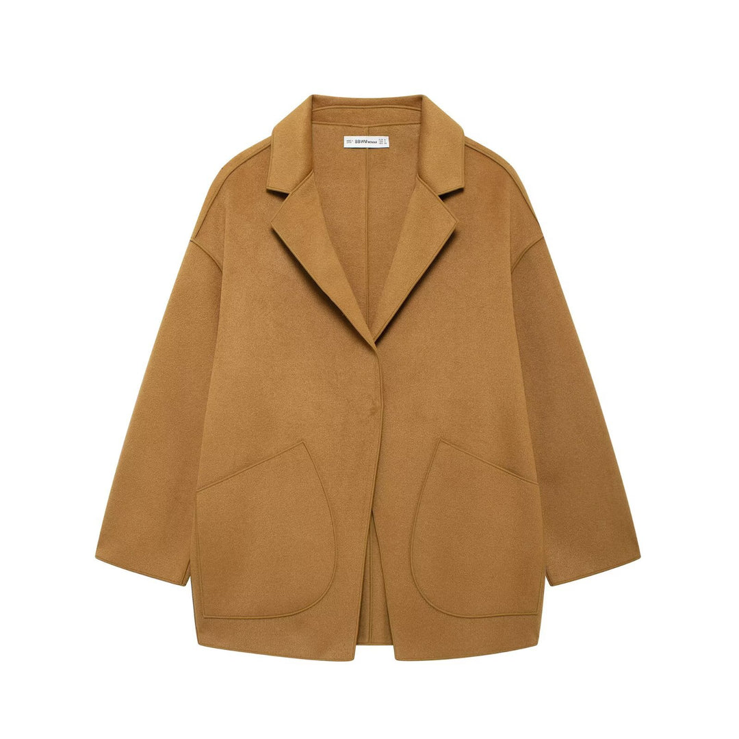 Damer elegant oversize-jacka med stora fickor Mirla-Eva Jonsson