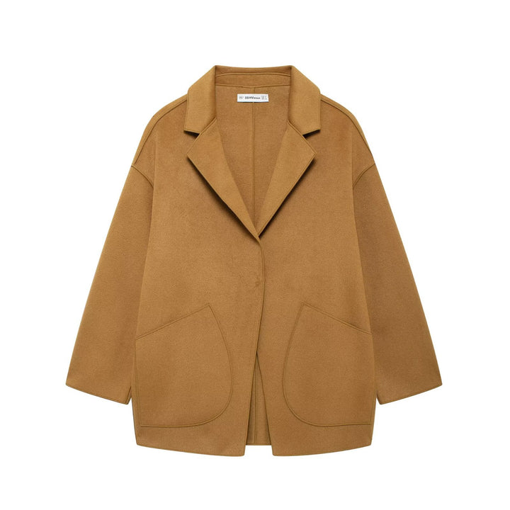 Damer elegant oversize-jacka med stora fickor Mirla-Eva Jonsson