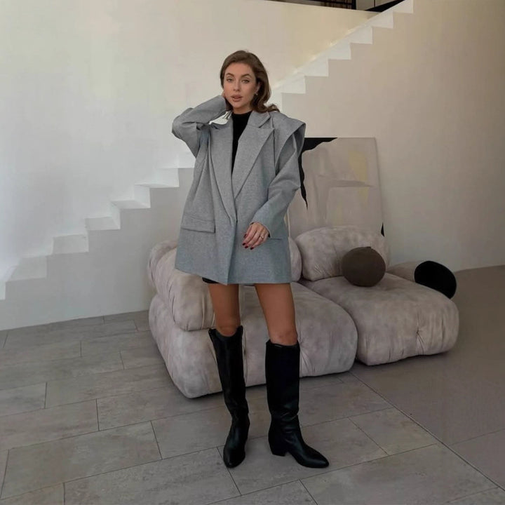 Damer elegant oversized Blazerjacka Mirla-Eva Jonsson