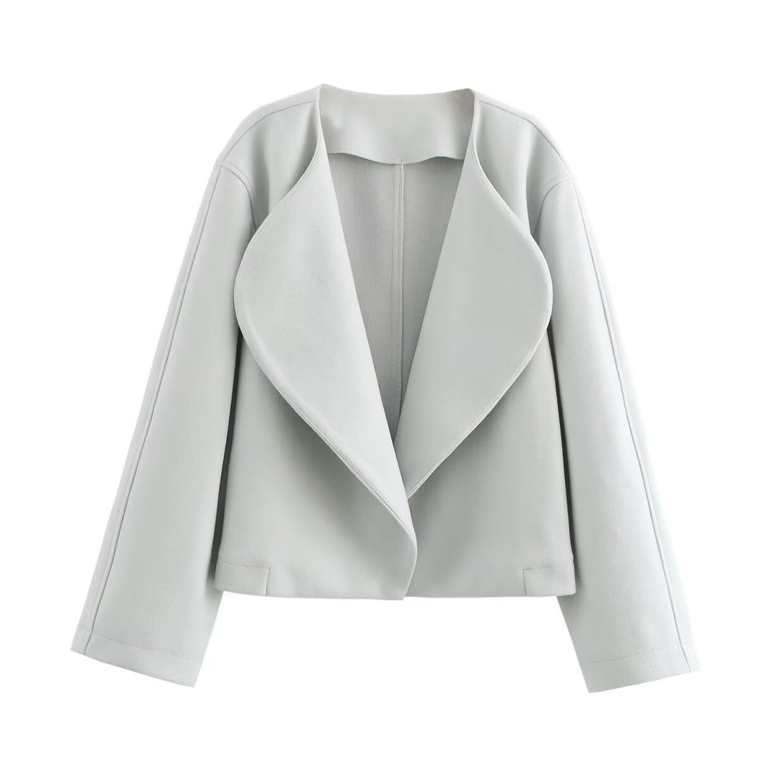 Damer elegant oversized blazer med snygg krage Mirla-Eva Jonsson