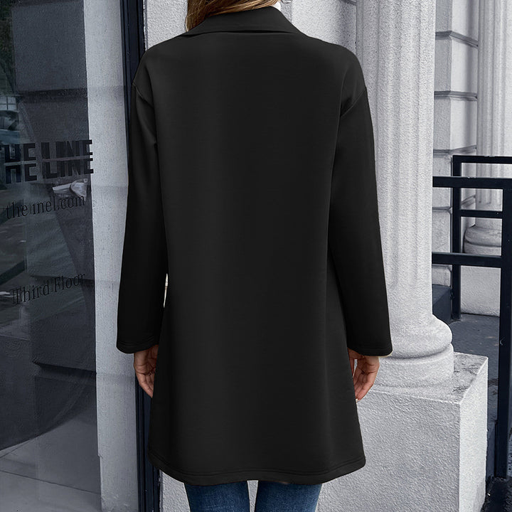 Damer elegant oversized-blazerjacka med dubbel knäppning och praktiska fickor Eva Jonsson-Eva Jonsson