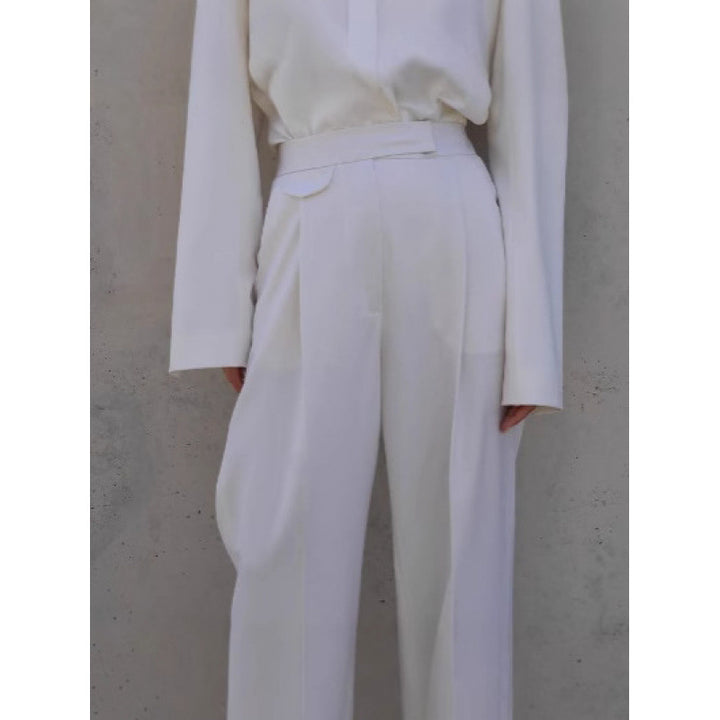 Damer elegant oversized blazerkavaj med midjebälte Mirla-Eva Jonsson