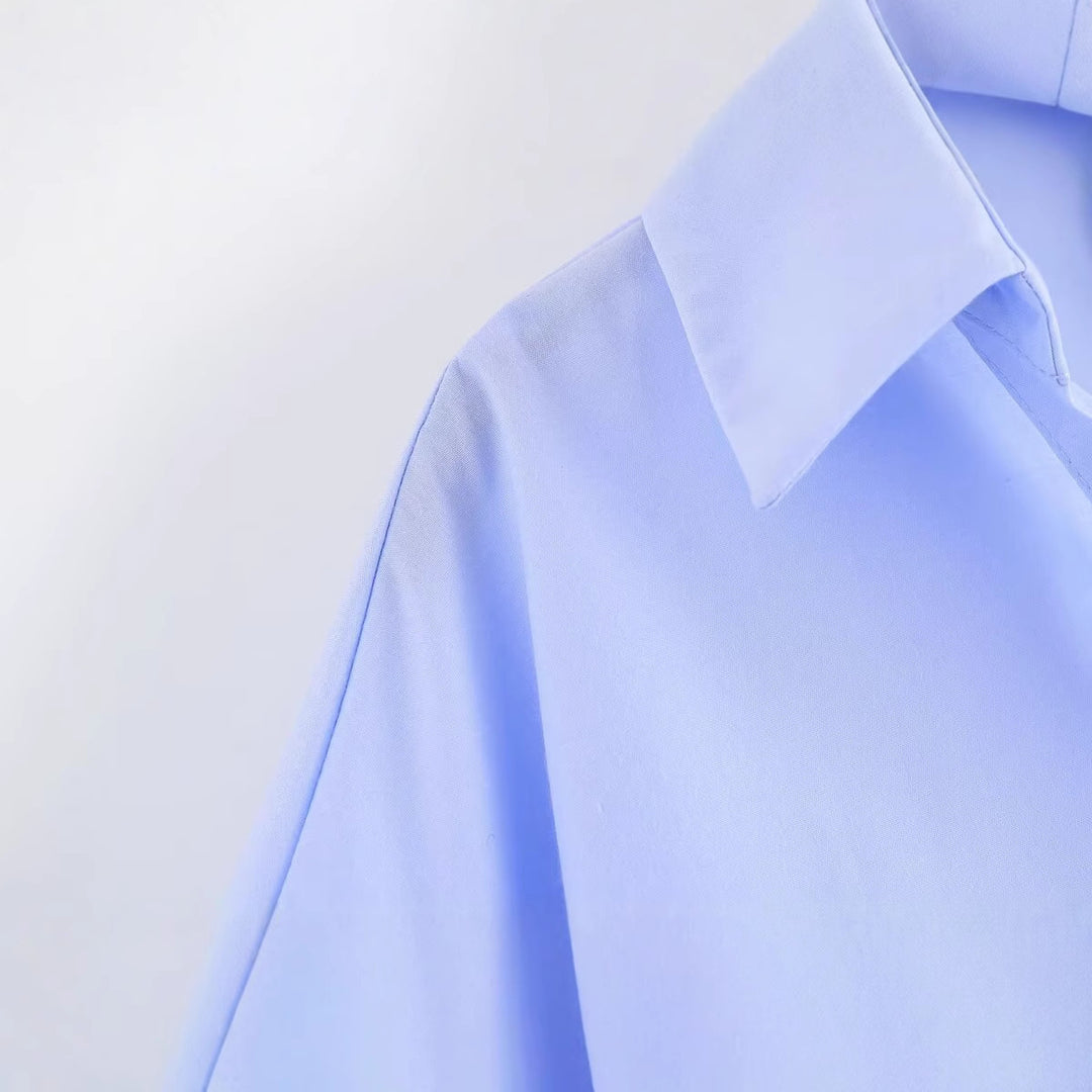 Damer elegant oversized blus med breda ärmar Mirla-Eva Jonsson