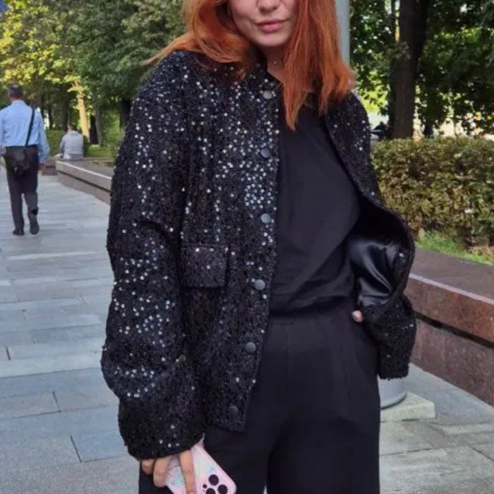 Damer elegant paljetjacka Mirla-Eva Jonsson