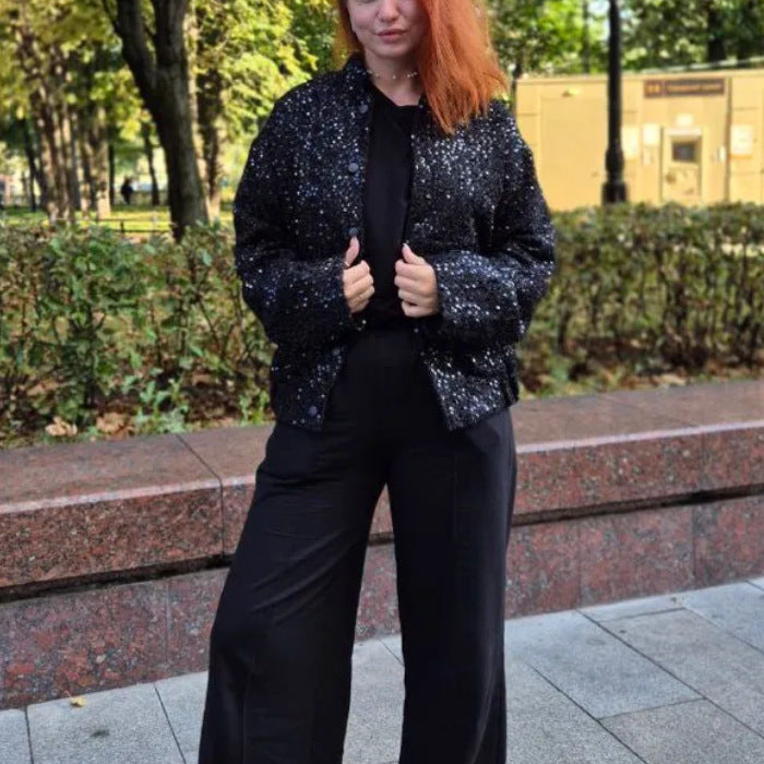 Damer elegant paljetjacka Mirla-Eva Jonsson