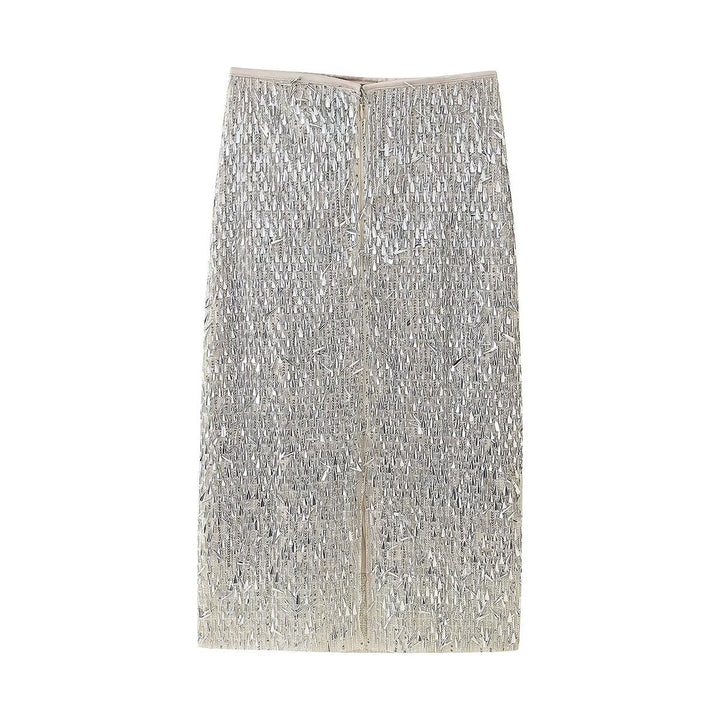 Damer elegant paljett midi kjol Mirla-Eva Jonsson