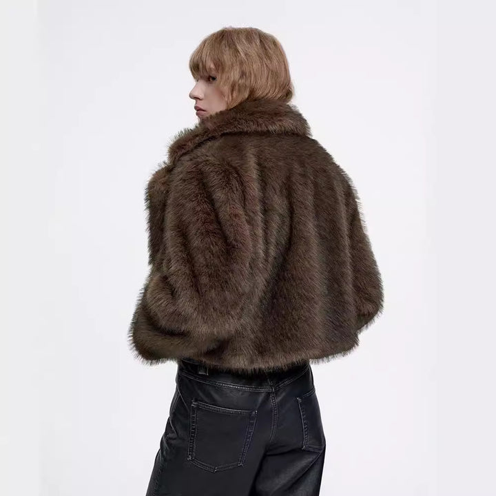 Damer elegant pälsjacka Eva Jonsson-Eva Jonsson