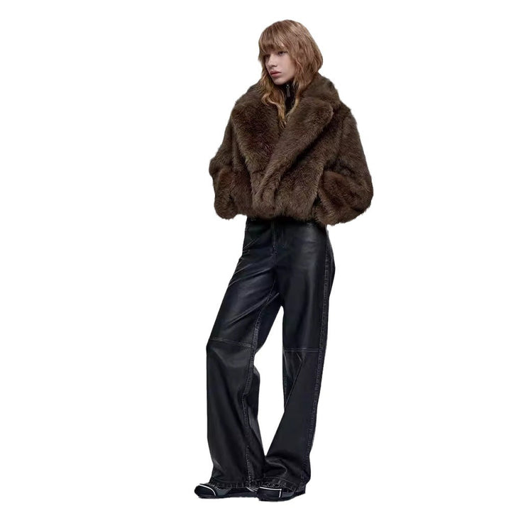 Damer elegant pälsjacka Eva Jonsson-Eva Jonsson