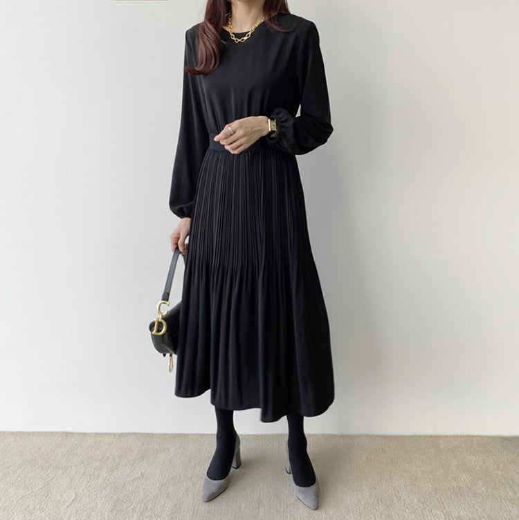 Damer elegant plisserad midiklänning Mirla-Eva Jonsson