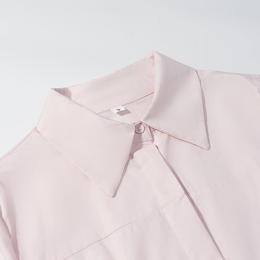Damer elegant set av croppad blus och maxikjol Mirla-Eva Jonsson