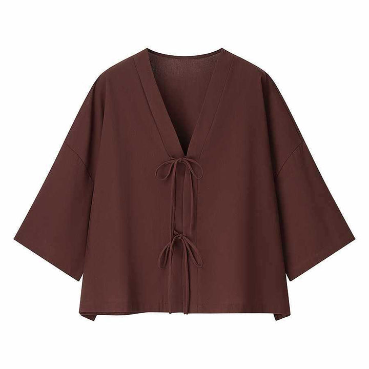 Damer elegant set av löst skuret överdel och cool palazzo-byxa Mirla-Eva Jonsson