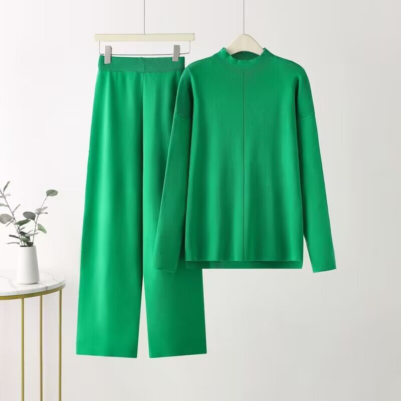 Damer elegant set bestående av långärmad topp och palazzobyxor Mirla-Eva Jonsson