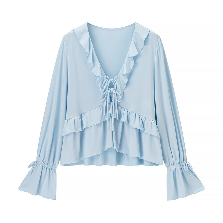Damer elegant set med flytande topp och lång kjol Mirla-Eva Jonsson
