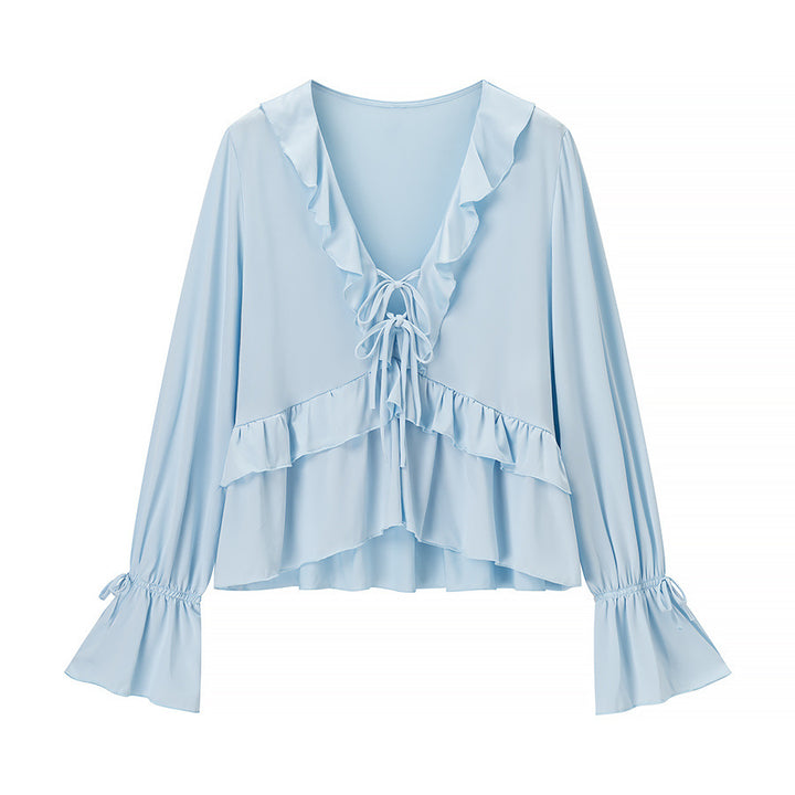 Damer elegant set med flytande topp och lång kjol Mirla-Eva Jonsson