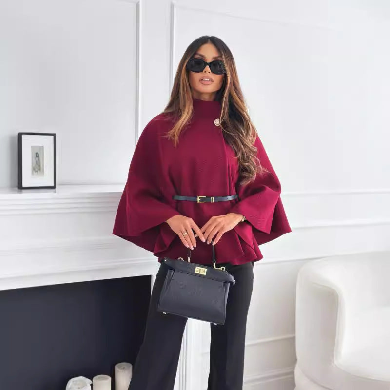 Damer elegant sjal med vid skärning Mirla-Eva Jonsson