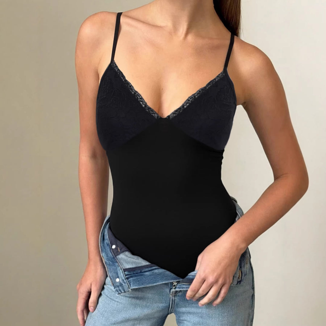 Damer elegant spets body med fina band Mirla-Eva Jonsson