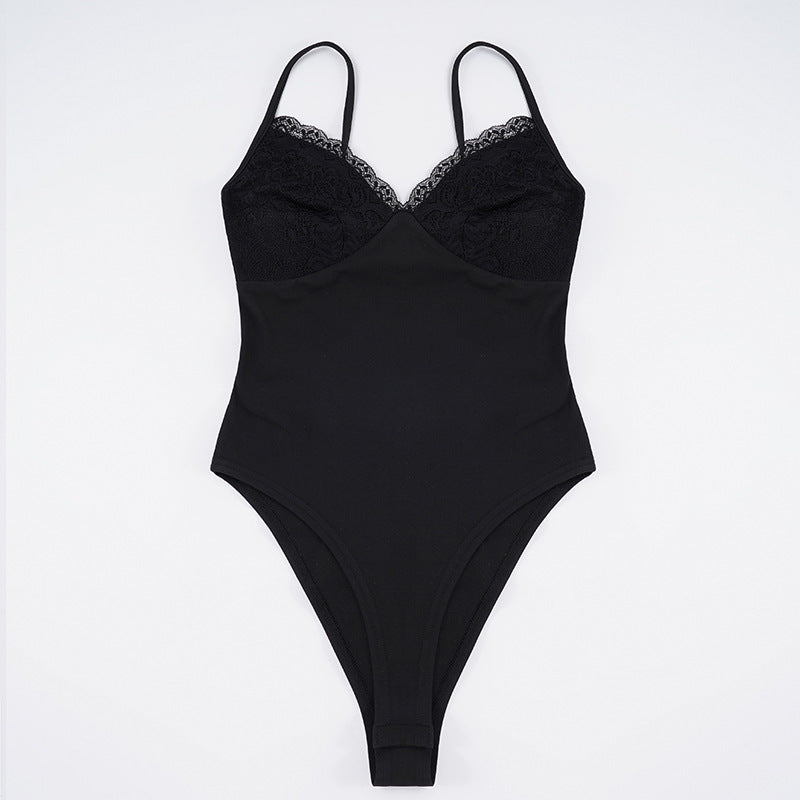 Damer elegant spets body med fina band Mirla-Eva Jonsson