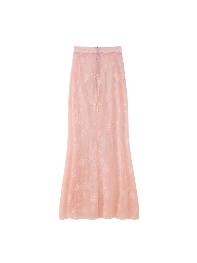 Damer elegant spets maxi kjol Mirla-Eva Jonsson
