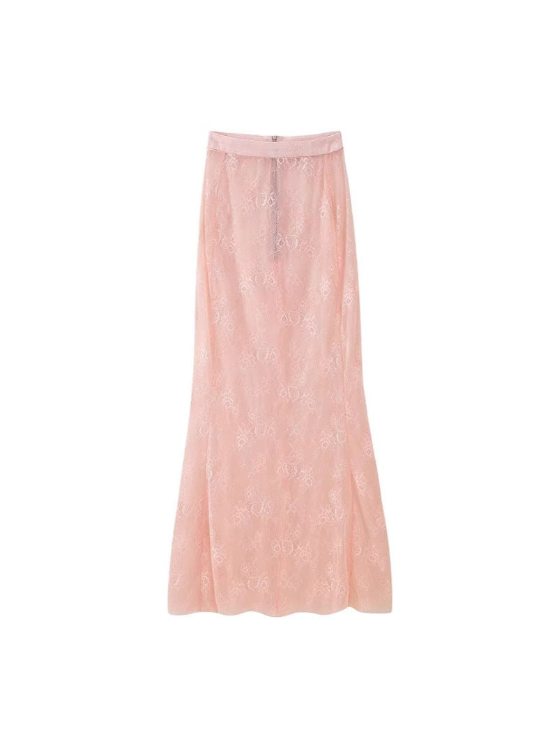 Damer elegant spets maxi kjol Mirla-Eva Jonsson