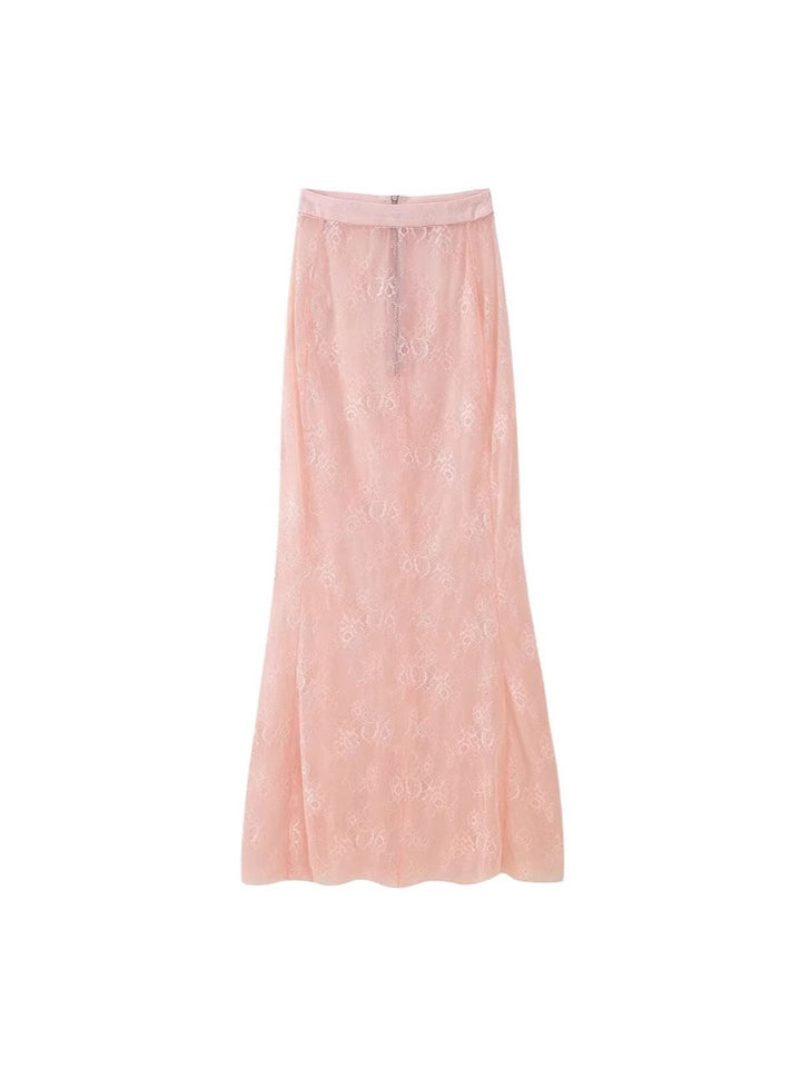 Damer elegant spets maxi kjol Mirla-Eva Jonsson