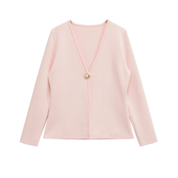 Damer elegant stickad blus Mirla-Eva Jonsson