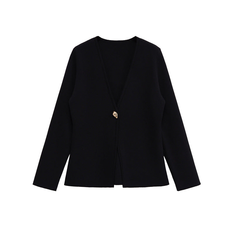 Damer elegant stickad blus Mirla-Eva Jonsson