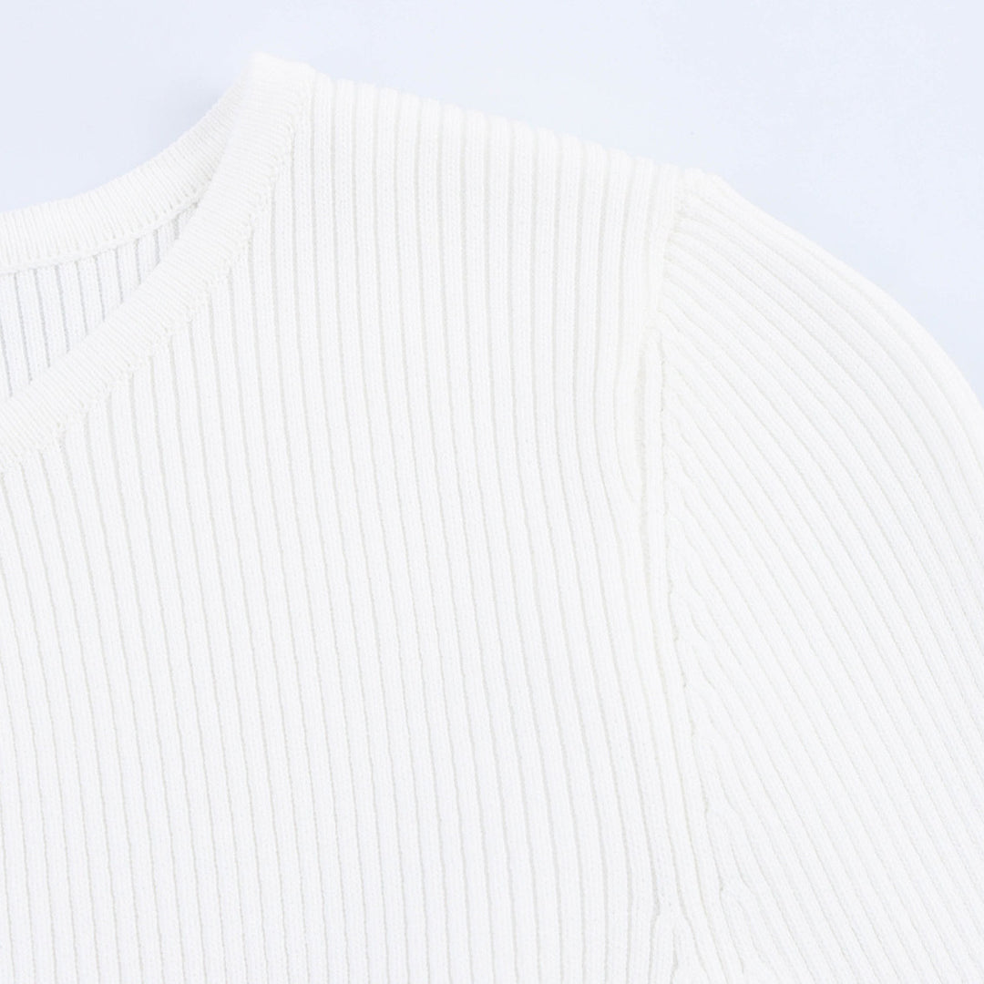 Damer elegant stickad jacka med trendiga knappar detaljer Mirla-Eva Jonsson