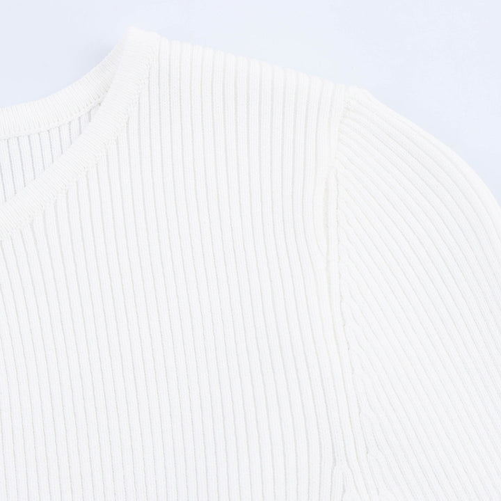 Damer elegant stickad jacka med trendiga knappar detaljer Mirla-Eva Jonsson
