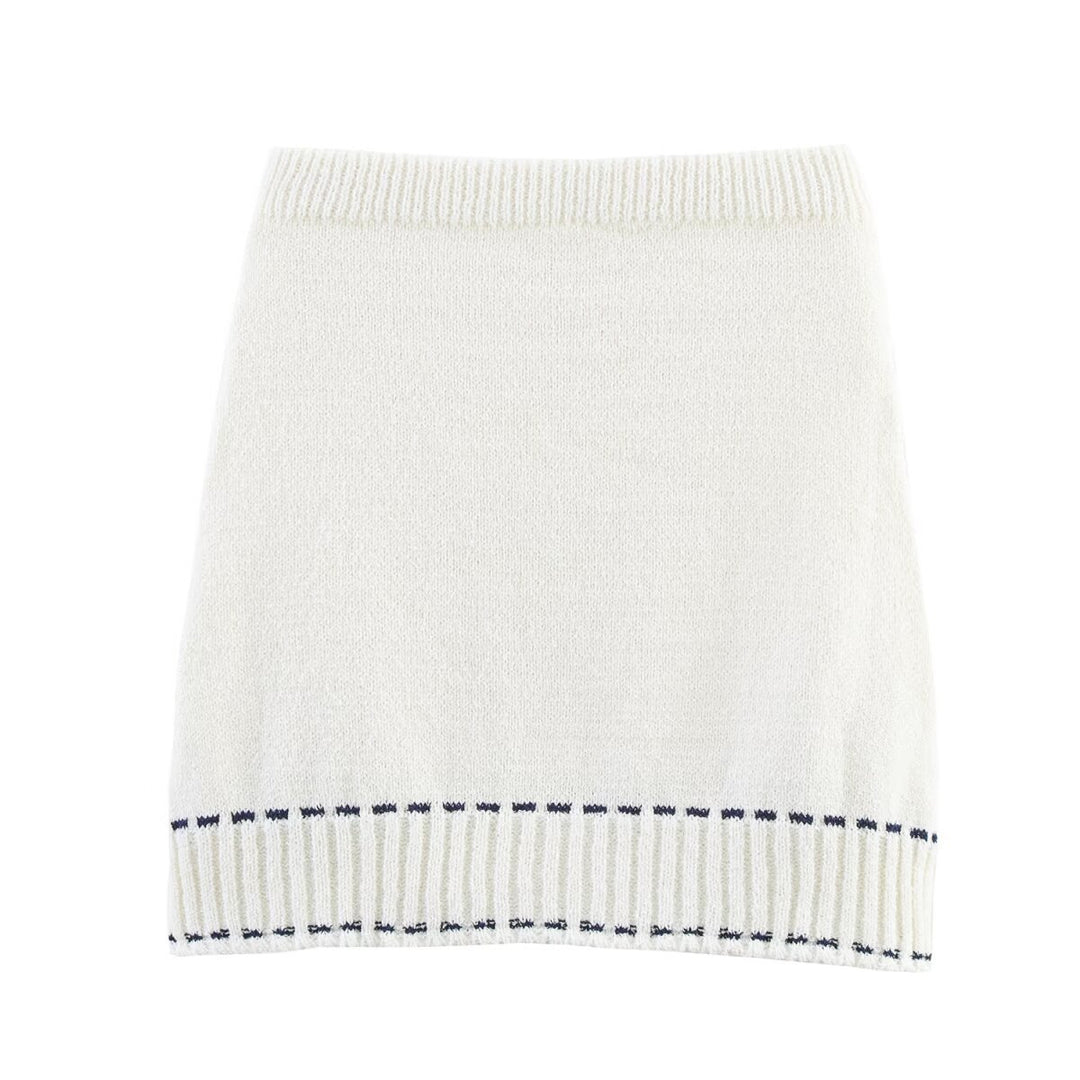 Damer elegant stickad kjol Mirla-Eva Jonsson