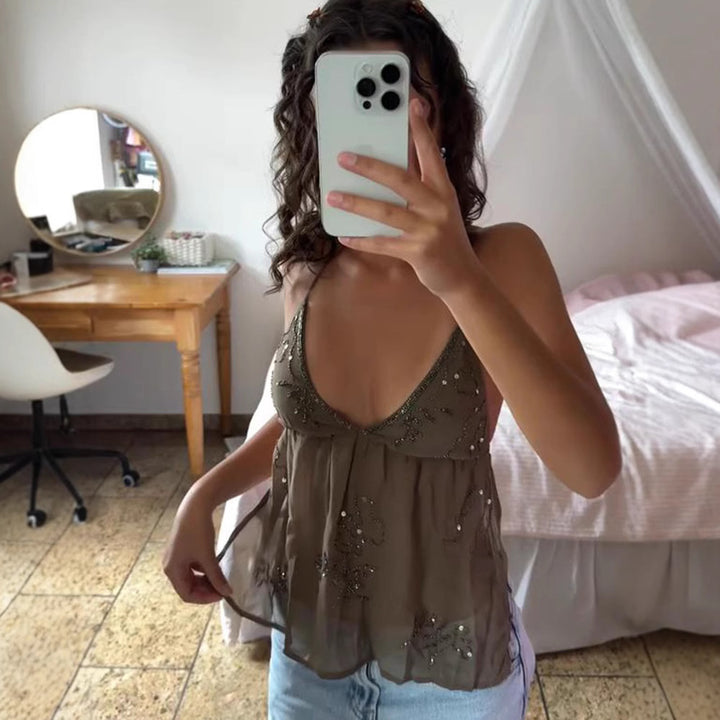 Damer elegant topp för särskilda tillfällen Mirla-Eva Jonsson