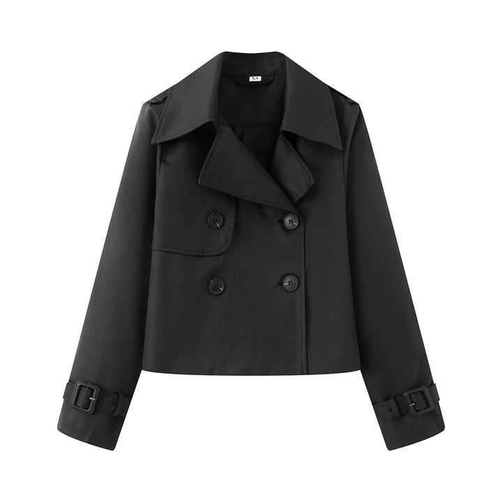 Damer elegant trenchcoat-jacka med klassiska detaljer Mirla-Eva Jonsson