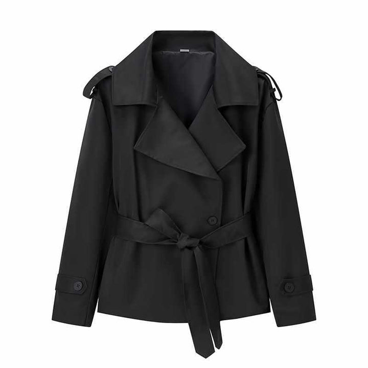 Damer elegant trenchcoat med figursydd passform och stiliga detaljer Mirla-Eva Jonsson