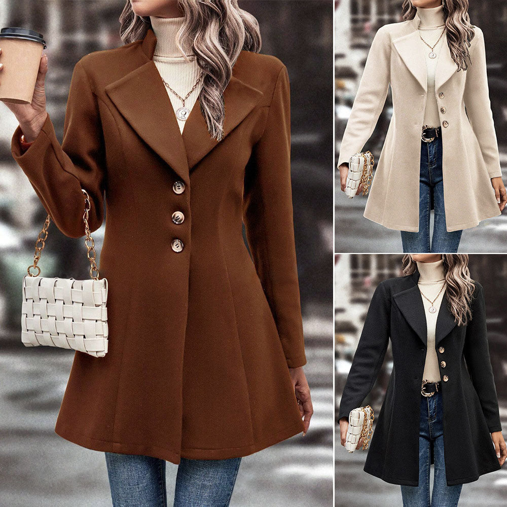 Damer elegant trenchcoat med modern silhuett Mirla-Eva Jonsson