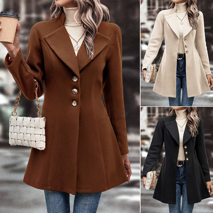 Damer elegant trenchcoat med modern silhuett Mirla-Eva Jonsson