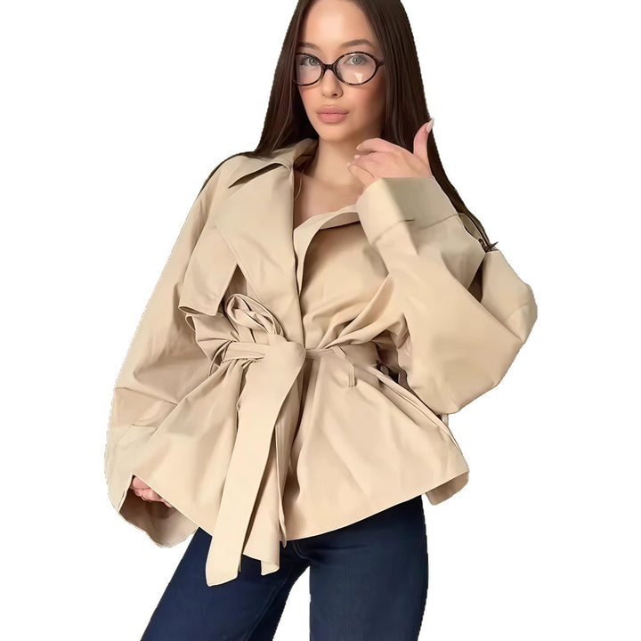 Damer elegant trenchjacka med strukturerad design Mirla-Eva Jonsson