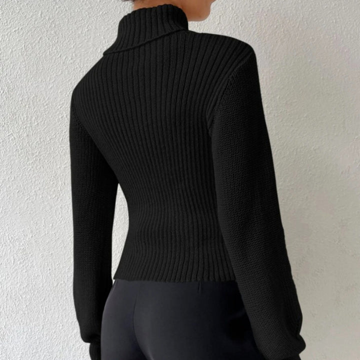 Damer elegant tröja med cut-outs Mirla-Eva Jonsson