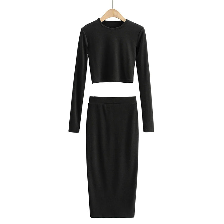 Damer elegant tröja- och kjol-set Eva Jonsson-Eva Jonsson