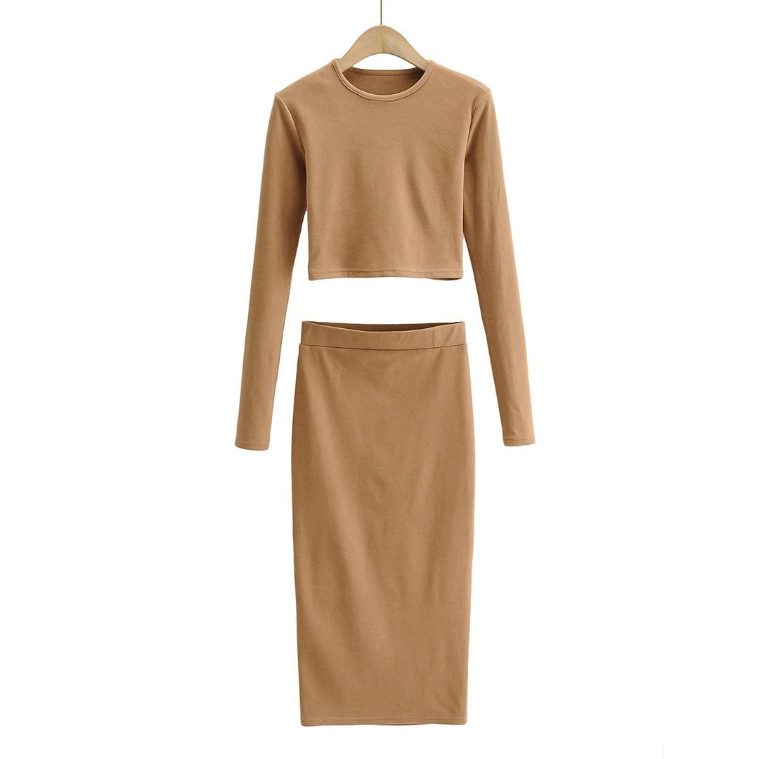 Damer elegant tröja- och kjol-set Eva Jonsson-Eva Jonsson